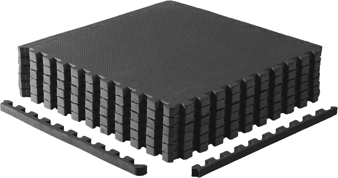 CAP 24-Inch Interlocking EVA Foam Puzzle Exercise Mat, 1-Inch