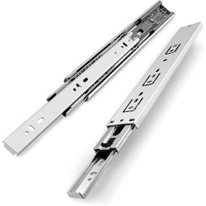 Gobrico 10 Pairs 22-inch Drawer Slides Soft Close Ball Bearing Side Mount Drawer Glides, 3-Folds Full Extension, Heavy Duty 100-Pound Capacity (22inch Drawer Slides)