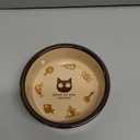 Ceramic Cat Food Bowl,Cute Cartoon Pattern, Dog& Cat Basic Bowl, Small Pet Feeding Dishes for Cat, Kitten, Small Dog, Dishwasher Safe