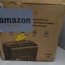 Bonsaii 6-Sheet Micro-Cut Paper Shredder, P-4 High-Security for Home & Small Office Use, Shreds Credit Cards/Staples/Clips, 3.4 Gallons Transparent Window Wastebasket, Black (C234-A)