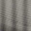 H.VERSAILTEX Bath Mats for Bathroom Non Slip Extra Thick Chenille Striped Bath Rug 24" x 36" Absorbent Non Skid Fluffy Soft Shaggy Rugs Washable Dry Fast Plush Mats for Indoor, Bath Room, Tub - Ivory