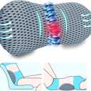 Lumbar Support Pillow, Memory Foam Back Support Pillow for Office Chair, Car Seat, Gaming Chair, Recliner and Bed, Neo Cushion for Low Back Pain Relief (Mesh, Gray)