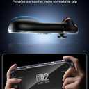 STARTRC GAMES Dockable Case for Nintendo Switch 2 2025, Clear PC Protective Cover for Switch 2 Console, Hard TPU Grip Case with 4 Thumb Grip Caps for Joy-Con Controller