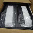 Vanpopubs 2 Pack 2.7 Gal Bathroom Trash Can with Lid, Automatic Trash Can Small Smart Garbage Can Touchless, Slim Motion Sensor Waterproof Plastic Trash Bins for Bedroom Office Kitchen Toilet (White)