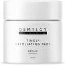 DRMTLGY Tingl Exfoliating Face & Body Pads – Glycolic, Lactic & Salicylic Acid for Acne, Pores, Blackheads & Wrinkles – AHA BHA Toner Pads for Oily Skin, Anti-Aging, FSA/HSA Eligible – 60 Count