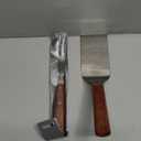 Stainless Steel Turner Spatula & Meat Fork 10.5" Fork + 6" x 3" Spatula