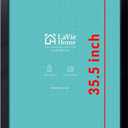 LaVie Home 18x36 Picture Frame Black, 18 x 36 Panoramic Picture Frame for Wall Decoration, Classic Black Minimalist Style Suitable for Decorating Houses, Offices, Hotels1 Pack