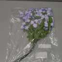 6PCS Artificial Forget-Me-Not Flowers, Faux Floral Stems for DIY Silk Arrangements, Wedding Home Decor Vase Bouquet (Purple)