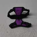 PHOEPET No Pull Dog Harnesses for Small Dogs Reflective Adjustable Front Clip Vest with Handle 2 Metal Rings 3 Buckles [Easy to Put on & Take Off], (S, Purple)