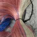 Pink and Blue Wig Cosplay Wigs for Women Long Curly Middle Part 26 Inch Heat Resistant Synthetic Wig for Halloween Costume Party Use