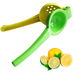 Culinary Elements Metal Lemon and Lime Squeezer: Manual Press, Easy to Use Citrus Juicer, Dishwasher Safe 1 pack