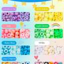 2 x Taybonds Beaded Bracelet Assembly Set, 1400+ Pcs Polymer Clay & Letter Beads with Pearl and Spacer Beads, Aesthetic Jewelry Components for Adult Personal Style (18 Colors)