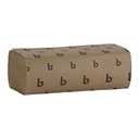 Boardwalk Multifold Disposable Bathroom Paper Hand Towels, 1-Ply, 9 x 9.45, 250 Towels/Pack, 16 Packs/Carton, Natural