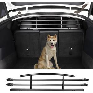 for Tesla Model Y Dog Barrier Adjustable Large Pet Protective Barrier Anti-bite Heavy-Duty Metal Stainless Steel for Dog Travel Accessories 2021 2022 2023 2024