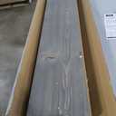 BoscoMondo Solid Wood Fireplace Mantel Shelf, Floating Mantle for Living Room, Farmhouse Rustic Wood Mantel, Easy Wall Mount with Heavy-Duty Metal Bracket (60", Ash Grey)