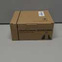 Koville Natural Onyx Bookends for Shelves, Decorative Bookends for Heavy Books, Non-Slip Heavy Duty Book Stopper for CD/Movies, Aesthetic Decorative Book Ends for Bookshevles Table Home Decor