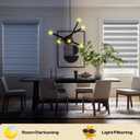 MYshade Roller Shades Zebra Blinds for Indoor Windows Cordless Day and Night Light Filtering Dual Layer Roller Window Blinds & Shades, Easy to Install, Size 28" W x 72" H, Grey