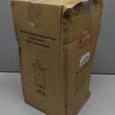 Dusk to Dawn Outdoor Post Light Fixture with Pier Mount Base - Waterproof Pole Outdoor Lighting, Modern Black Pillar Lantern Outside with Tempered Rippled Glass for Pathway, Garden, Patio, Anti-Rust (Black-1-PACK)