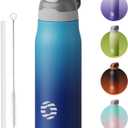 FEIJIAN FJbottle Insulated Water Bottle with Straw Lid 20 oz - 24 oz Double Wall Vacuum Kids Water Bottle Stainless Steel Keeps Hot and Cold for Boys Girls School Sports Travel
