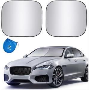 EzyShade Windshield Sun Shade with Shield-X Reflective Technology. See Vehicle Size-Chart. Foldable Car Sunshade for Front Windshield Window Car SUV Van Truck. Sun Visor Heat Shield. Sports (S) Size