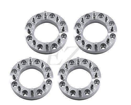 ezaccessory 4 Wheel Adapters 8x180 to 8x6.5 (8x165) Fits Chevy GMC 2500 3500 Siverado Sierra 8 Lug 2011+ & Mount Wheels from Chevy GMC 8 Lug Prior to 2011 | 1.5" Thick