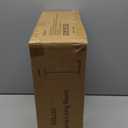 Hikczc 60" Modern Floor Lamp for Living Room Bedroom, Standing Lamp with Oatmeal Linen Lampshade, Tall Lamp with A19 9W 3 Color Temperature Bulb, Foot Switch Control, Black