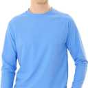 Men's Long Sleeve Rash Guard Quick Dry Swim Shirts UPF 50+ UV Sun Protection Tee Surfing Tops Size L