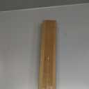 Sliding Door Security Bar, 17-46 Inches Adjustable Patio Door Security Bar, White Sliding Door Lock Bar with Rubber Tips, 1 Inch Diameter Window Security Bar for Home