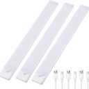Wireless Under Cabinet Lighting 16 Inch 3 Pack, 2200mAh Magnetic Motion Sensor Light USB C Rechargeable Closet Lights, 3 Color Dimmable LED Night Light Stick on Under Counter Lights for Kitchen Stairs