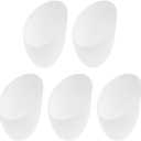 Uonlytech Horseshoe Lampshade Replacement 5-Pack Plastic Lamp Shade Covers for Floor Lamps Desk Lamps 5.35X4.33X1.37 Inches Durable Light Accessory for Living Room Bedroom Office (13.6x11x3.5cm)