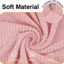 Asnomy Couch Covers for 3 Cushion Couch Stretch Sofa Covers Slipcovers, Pet Protector Furniture Covers for Dogs Cats Spandex Jacquard Fabric Small Checks Large, Pink