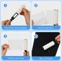 Zhehao 60 Pack Mini Lint Roller Bulk Small Lint Remover Travel Size Portable Brushes Sticky Roller for Clothes Pet Hair Furniture Couch Carpet Car Seats Bedding