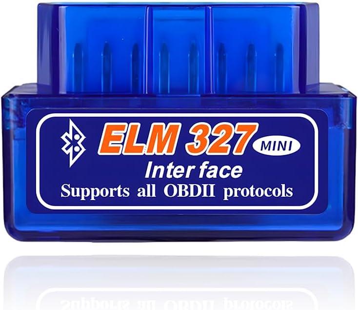 KVAEY OBDII Car Auto Diagnostic Scanner, ELM327 Automotive Bluetooth Scan Tool and Code Reader, Professional Car Bluetooth Engine Fault Code Reader, Universal Car Accessories (1 PCS)