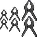IRWIN QUICK-GRIP Spring Clamps for Woodworking, Multiple Sizes 1", 2" and 3/4", 6 Pack 