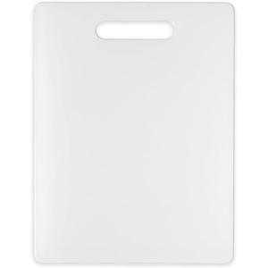 Dexas NSF Polysafe Cutting Board with Handle, 8.5 by 11 inches, White