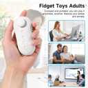 Fidget Toy for Adults,Calm Down Anxiety Device,Relieve Stress Sensory Toys for Improve Focus,Clarity | Microcurrent Handheld Compact, Portable Toys for Office/Home