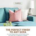 Pillowflex Synthetic Down Pillow Insert - 26x26 Down Alternative, Ultra Soft Large Square European Throw Pillow, Couch Euro Sham, Bed - 1 Decorative Form (26 Inch by 26 Inch)