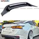 Rear Spoiler Compatible with 2019-2024 Nissan Altima Sedan S SV SR SL Rear Trunk Wing ABS Gloss Black R Style Accessories Exterior 2019 2020 2021 2022 2023 2024 (Glossy Black)
