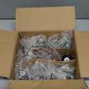 Lillian Vernon Stained Glass Egg Blown Glass Easter Ornaments - Handcrafted Hanging Tree Decorations, Stained Glass Easter Egg Holiday & Party Decor, 2 in, Assorted, 12-Piece Set