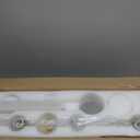 Island Light for Kitchen, 4-Light Linear Chandelier Pendant Lighting for Kitchen Island, Brushed Gold Dining Room Light Fixture Over Table with Clear Glass Shades