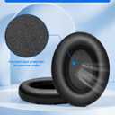 Link Dream Ear Pads for Sony WH-1000XM3 Soft Protein Leather Memory Foam Replacement Earpads Ear Cushions