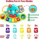 Baby Piano Toy 6 to 12 Months Light Up Music Baby Toys for 6 9 12 18 Months Early Learning Educational Piano Keyboard Infant Babies Girl Toy 1 Year Old Boy Girls Gift