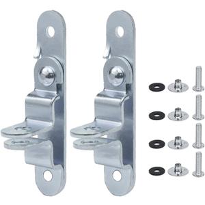 ESUDNT Cargo Trailer Door Latch Hasp Keeper for Ramp Padlock Race Bar Lock Handle Enclosed Car Hauler (Industrial Grade Steel, Comes with Screws and Waterproof Nuts)