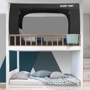Bed Tent Twin Bed Canopy Tents for Kid and Adult - Portable Dream Tent Indoor Sleeping 93% Blackout Tents