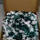 NIGHTGRING PopUp Artificial Christmas Tree with 100LED Lights,Collapsible Pencil Christmas Trees for Holiday Carnival Party Christmas Decorations (Green)