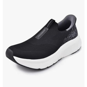JACKSHIBO Mens Slip in Free up Hands Shoes Wide Toe Box Arch Support Orthopedic Walking Sneakers Cushioned Thick Zero Drop Sole Metatarsal Pads 13