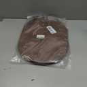 ADRIMER Placemats, Heat Resistant Oval Placemats Set of 12 Washable 12 x 17 Inch, Waterproof Table Mats, Wipeable Pu Place Mats for Kitchen, Dining Room, Brown, 12Pcs, 12" x 17"