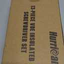 HURRICANE 1000V Insulated Electrician Screwdriver Set, All-in-One Premium Professional 13-Pieces CR-V Magnetic Phillips Slotted Pozidriv Torx Screwdriver