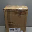 Small Drink Table, Round Martini Table, Drum End Table Side Table, Metal Accent Table, for Small Space Living Room, Bedroom, Black (13.5"D x 13.5"W x 19.75"H)