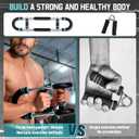 Twister Arm Trainer,Arm Exerciser for Men,Adjustable Chest Expander,Chest Workout Equipment,Arm Bar,Forearms Muscle Training Fitness Equipment,Strength Training Machine for Abdomen,HIPS,Back,Thigh